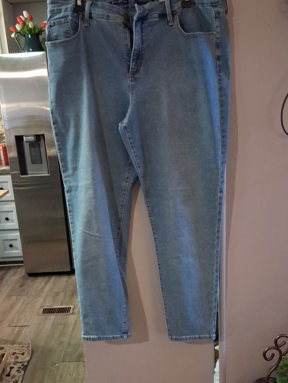 Charter Club Light Wash Slim Straight Women's Jeans